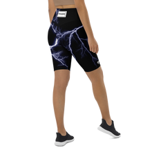 Load image into Gallery viewer, Women’s Lightning Biker Shorts
